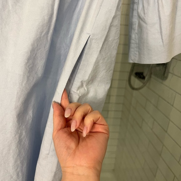 Aritzia Sunday Best Blue Bell Sleeve Dress XXS BNWT - Picture 7 of 10